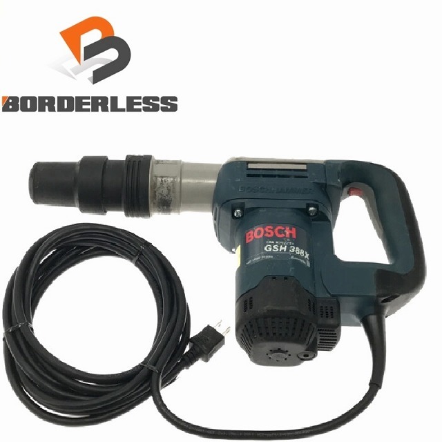 ☆中古品☆BOSCH ボッシュ 100V 破つりハンマー GSH388X 六角軸 電動ハンマー コンクリートブレーカー はつり機 斫り機 74311