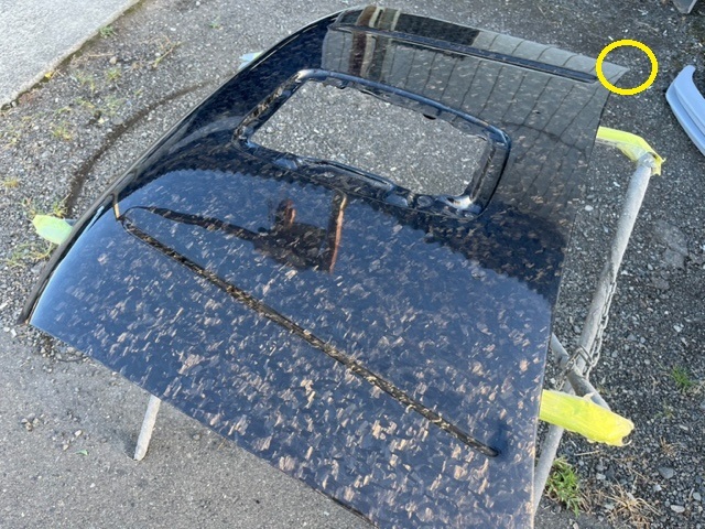 訳アリ 新品 クラッシュ カーボン ボンネット JB23 ジムニー 4 ～ 8 型  