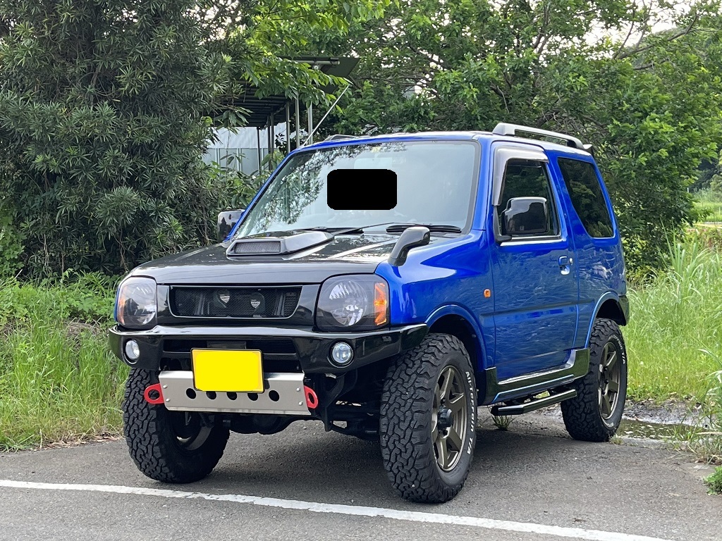 訳アリ 新品 クラッシュ カーボン ボンネット JB23 ジムニー 4 ～ 8 型  