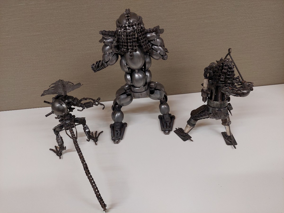 メタルアート エイリアン プレデターの希少なコラボグッズ！1点もの 超 