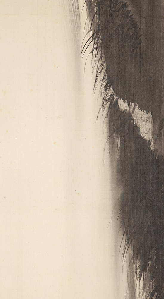 真作⁄今井景樹⁄湖畔飛鴨図⁄山水図⁄横物⁄秋の掛軸⁄掛軸☆宝船☆AK-649