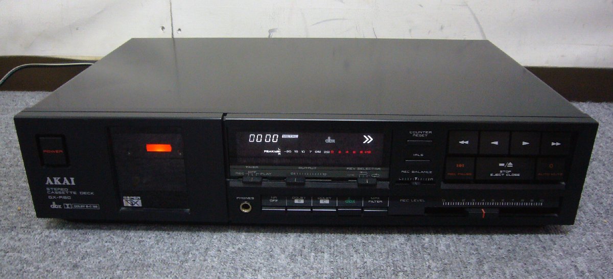 ☆AKAI アカイ カセットデッキ【GX-R60】USED品☆