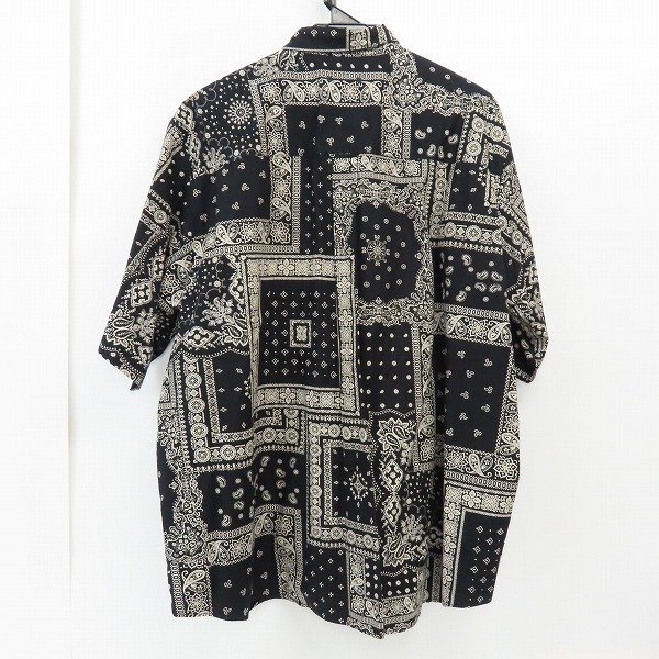 ☆SOPHNET./ソフネット S/S BAGGY REGULAR COLLAR SHIRT/ペイズリー柄 