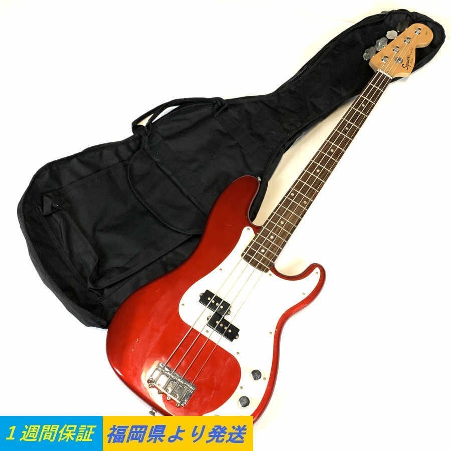 【保証品】Squier by Fender s/n:CY110601222 エレキベース P BASS スクワイヤー ソフトケース付 ※動作/状態説明あり ★1週間保証【福岡】