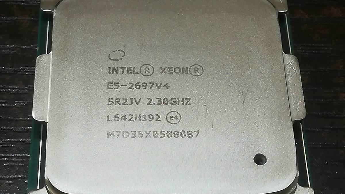 動作品♪】Intel インテル Xeon E5-2697 v4 SR2JV 2.30GHz LGA2011 18