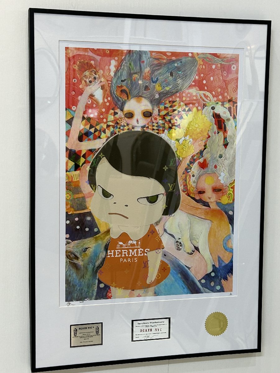 Yahoo!オークション - DEATH NYC 額付き 世界限定100枚 アートポスタ