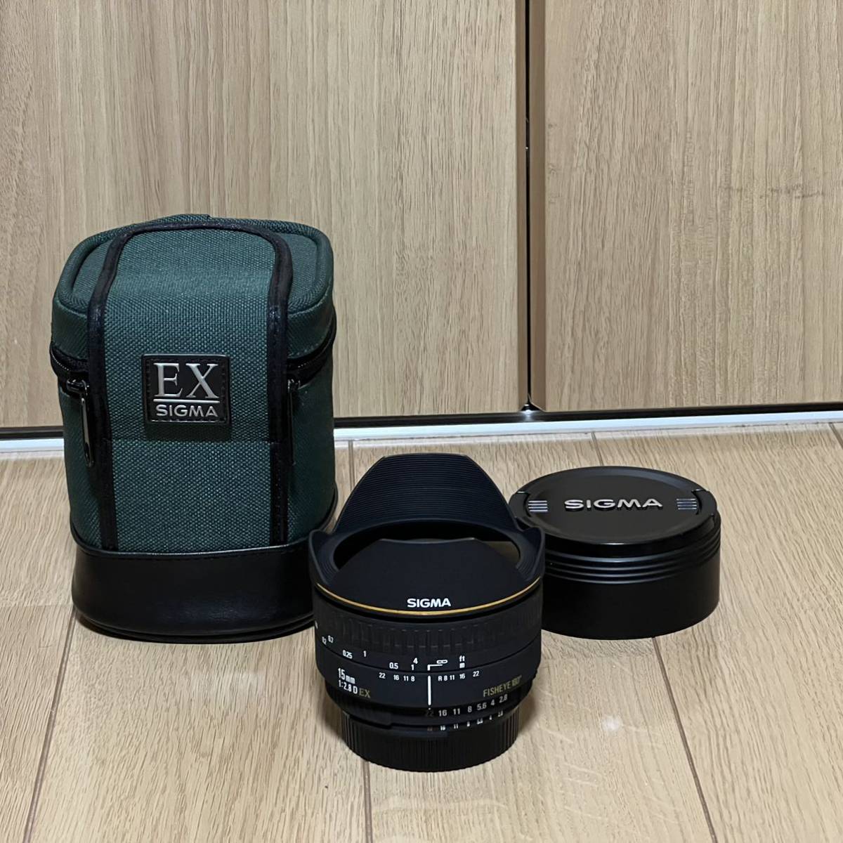 SIGMA EFマウント 15mm F2.8 EX FISHEYE フィッシュアイ キヤノン 一眼