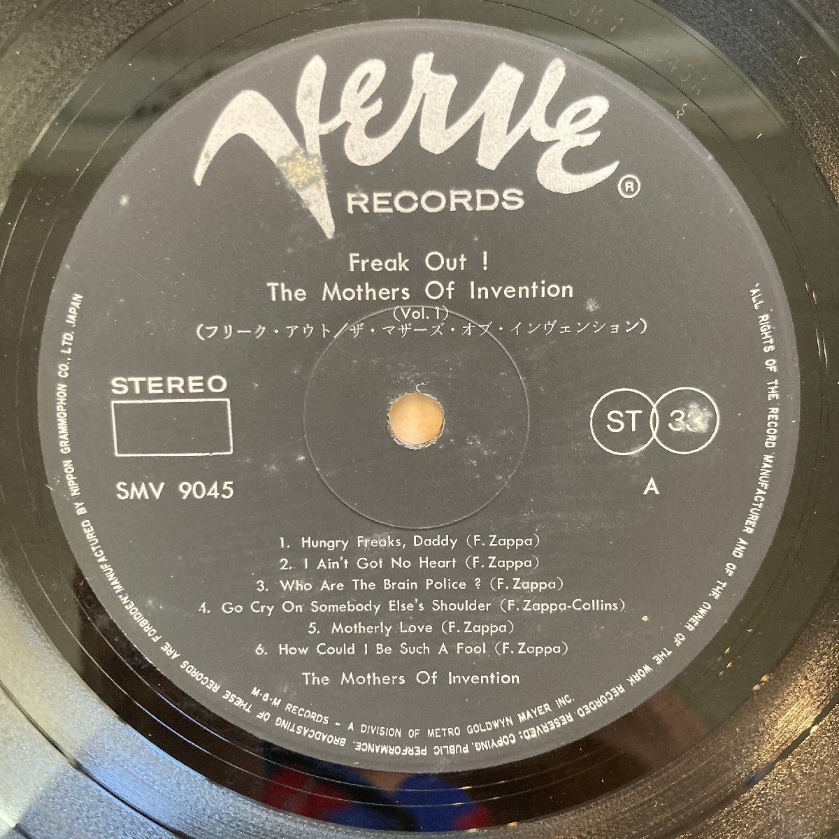 FRANK ZAPPA MOTHERS OF INVENTION/FREAK OUT! /SMV9045 /国内盤