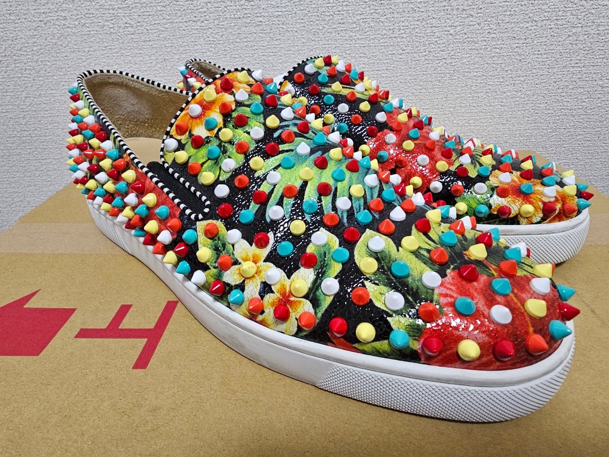 外箱なし Christian Louboutin (クリスチャンルブタン) スリッポン 