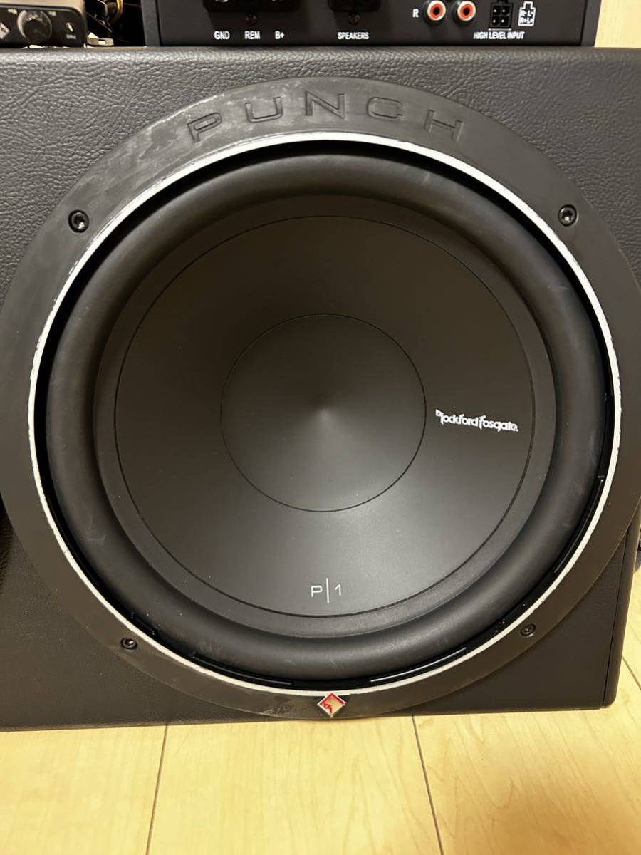 ロックフォード P1サブウーファーBOX &アンプ セット 【公式通販】