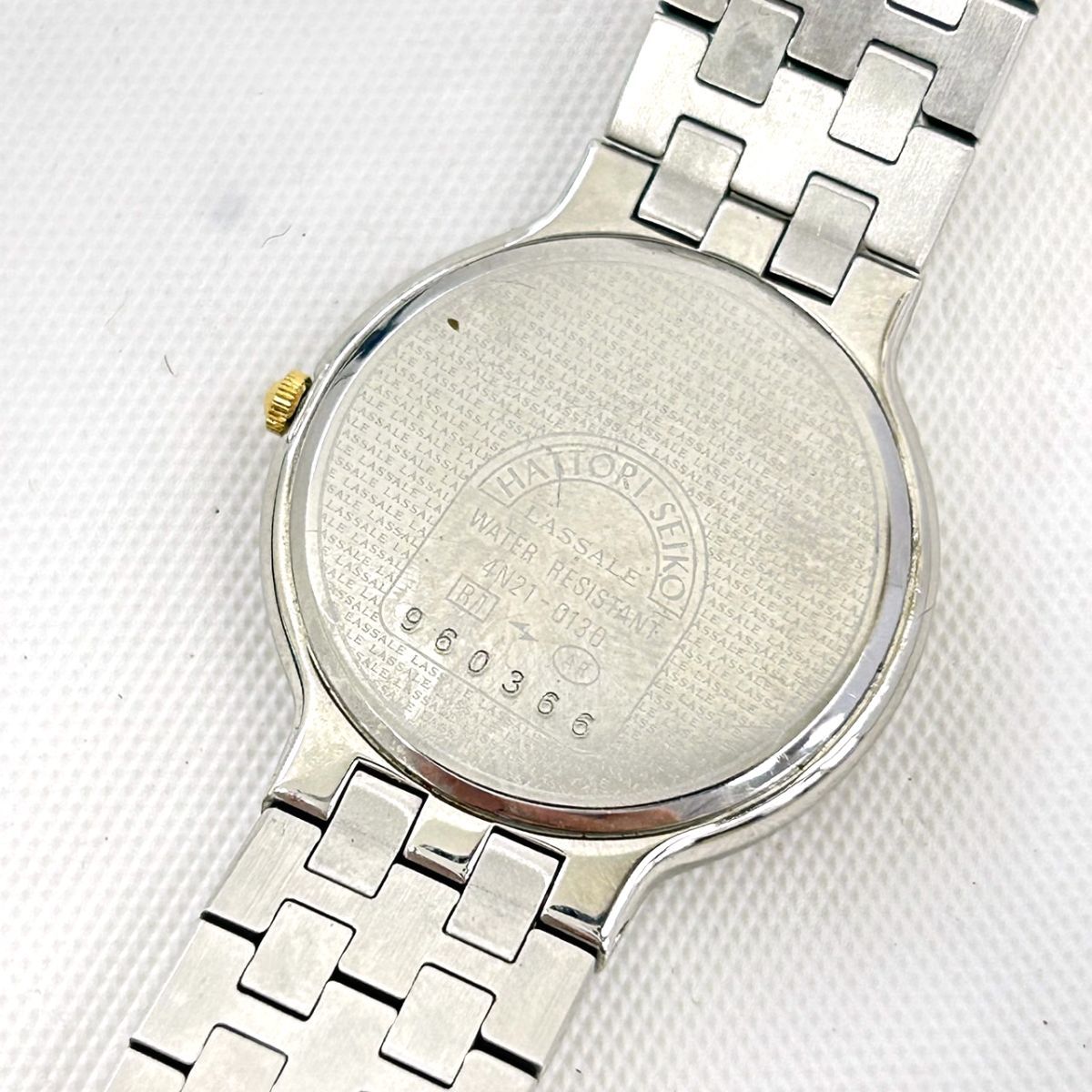 SEIKO セイコー Lassale ラサール 腕時計 クオーツ 4N21-0130 