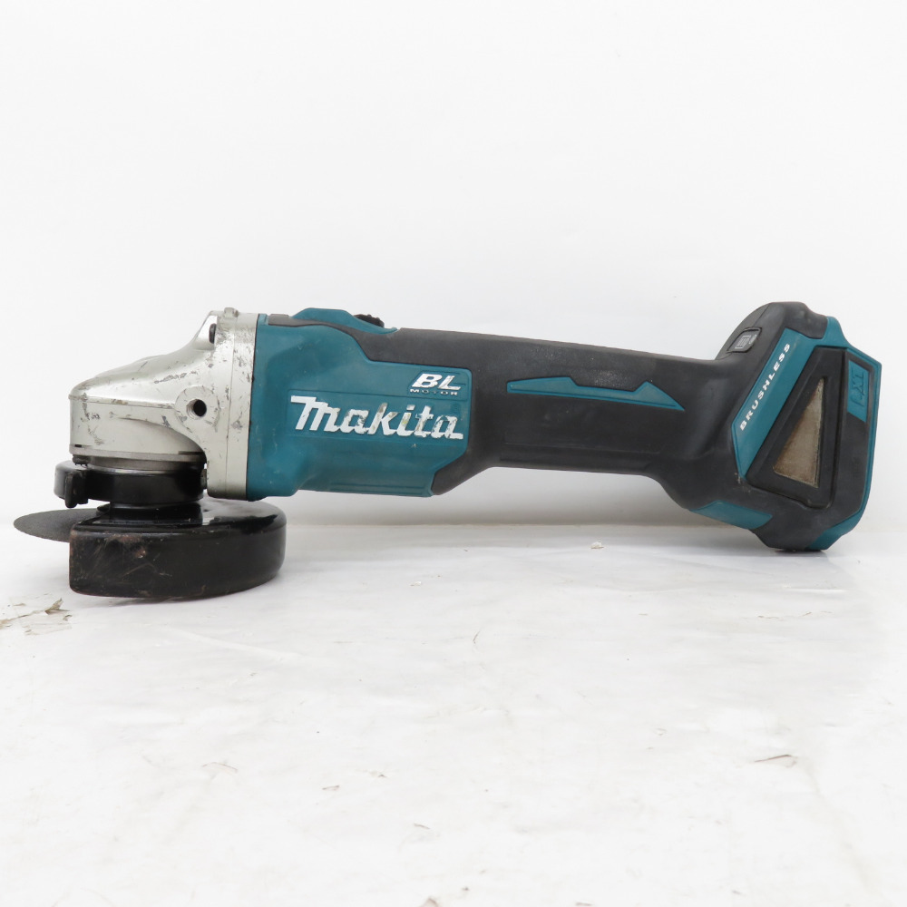makita マキタ 18V対応 100mm 充電式ディスクグラインダ スライドスイッチタイプ 本体のみ GA404D 中古