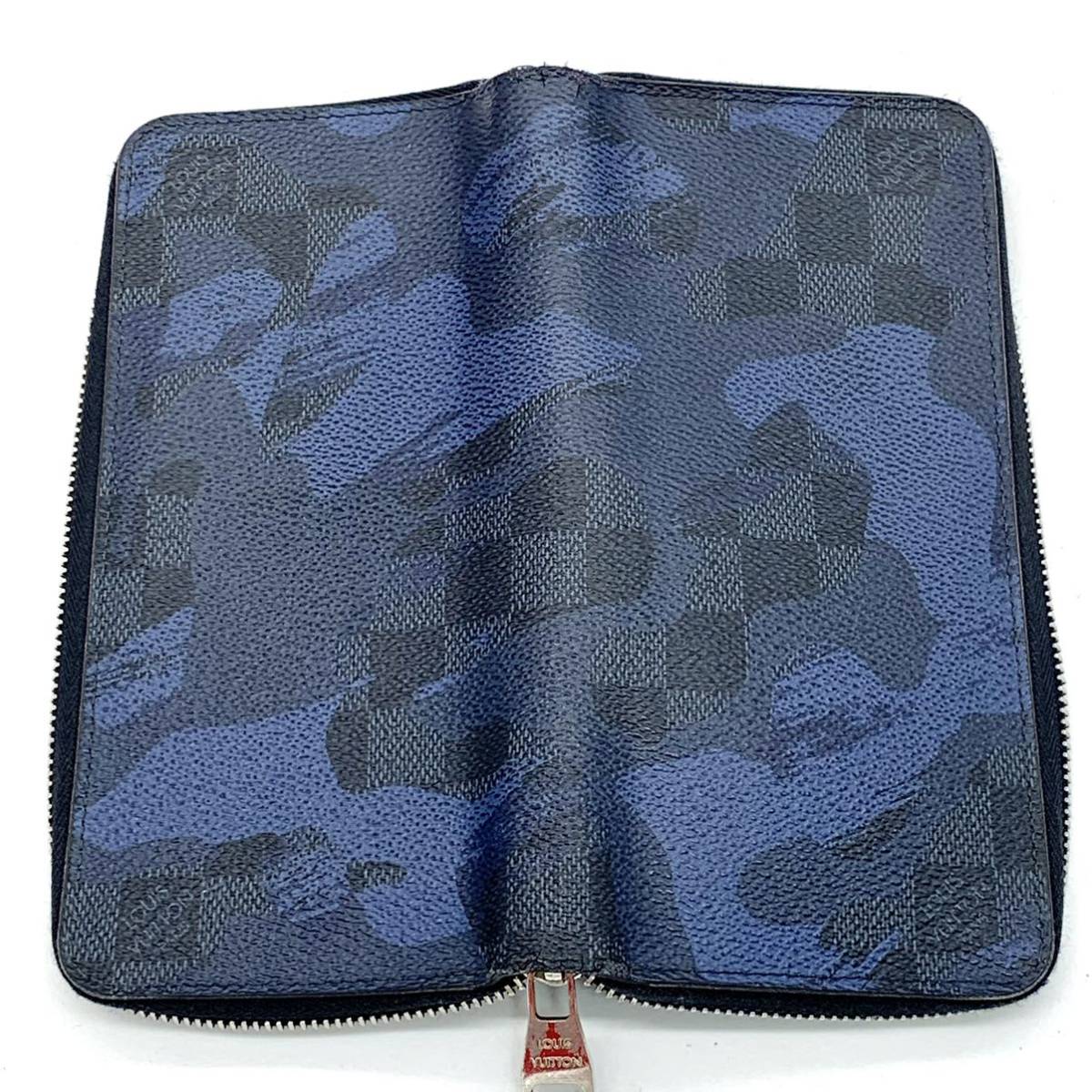ルイヴィトン ダミエ コバルト カモフラージュ ジッピーウォレット 長財布 超希少デザイン】LOUIS VUITTON ルイ ヴィトン 長財布 ダミエ コバルト