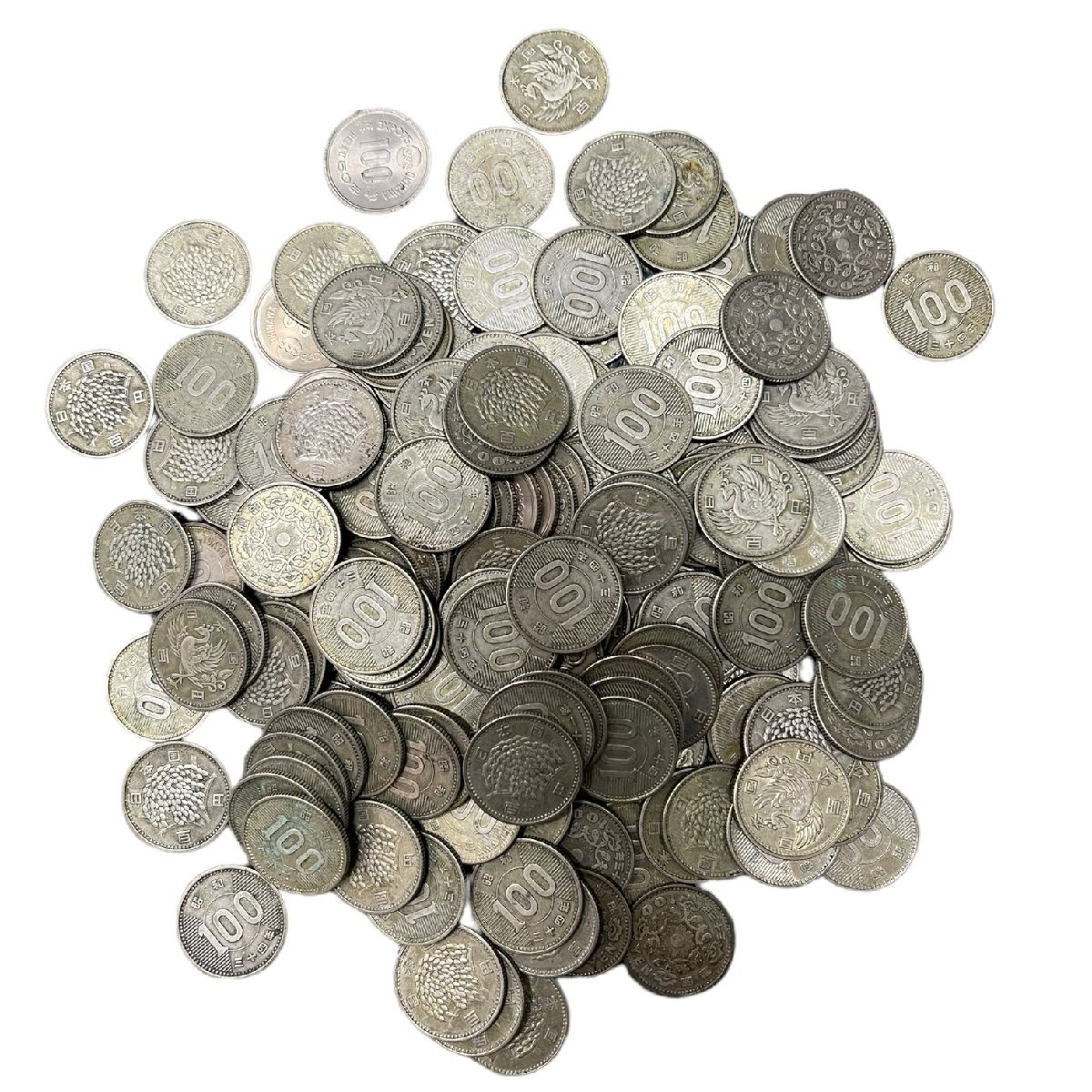 中古品・保管品】 100円銀貨167枚 まとめて 昭和硬貨 L47070RK | 古銭