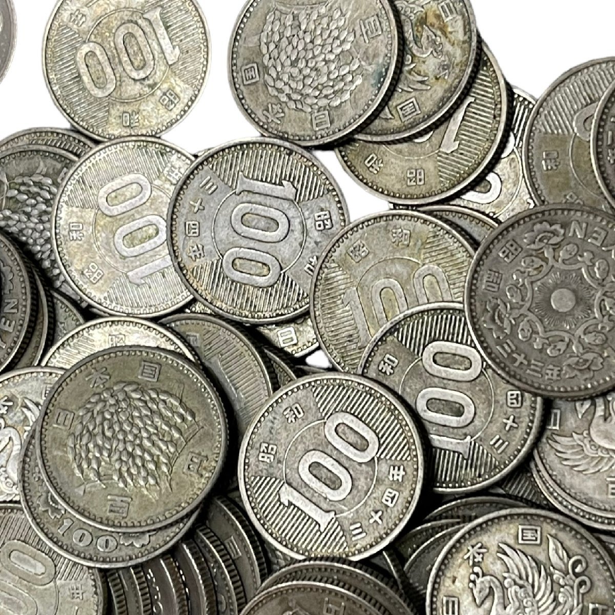 中古品・保管品】 100円銀貨167枚 まとめて 昭和硬貨 L47070RK | 古銭