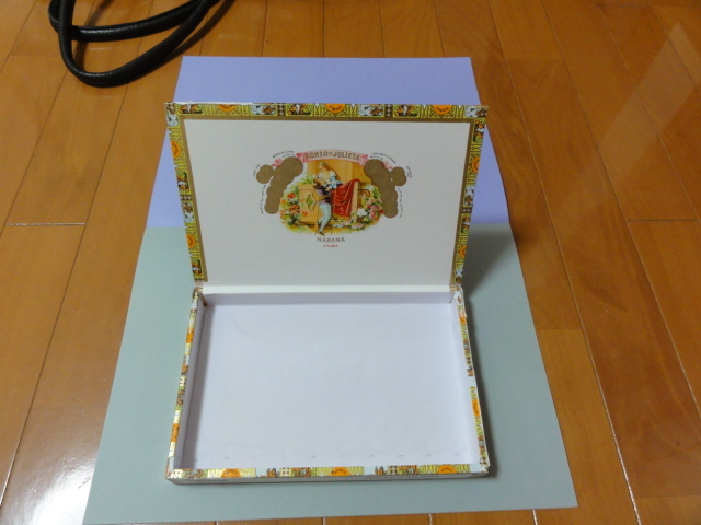 ハバナ葉巻の空き箱】ROMEO y JULIETA 小物入れにも （キューバ製 