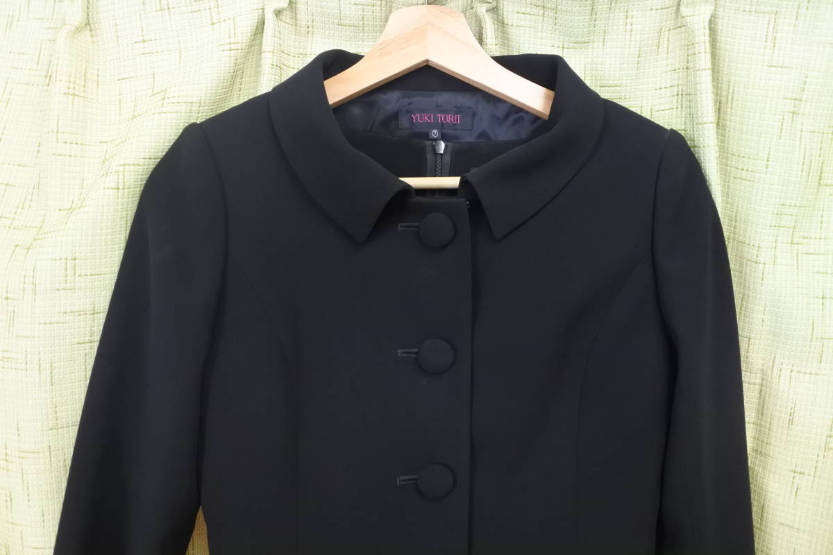 YUKI TORII ユキトリイ 喪服 ブラックフォーマル ジャケット 肩パッド 
