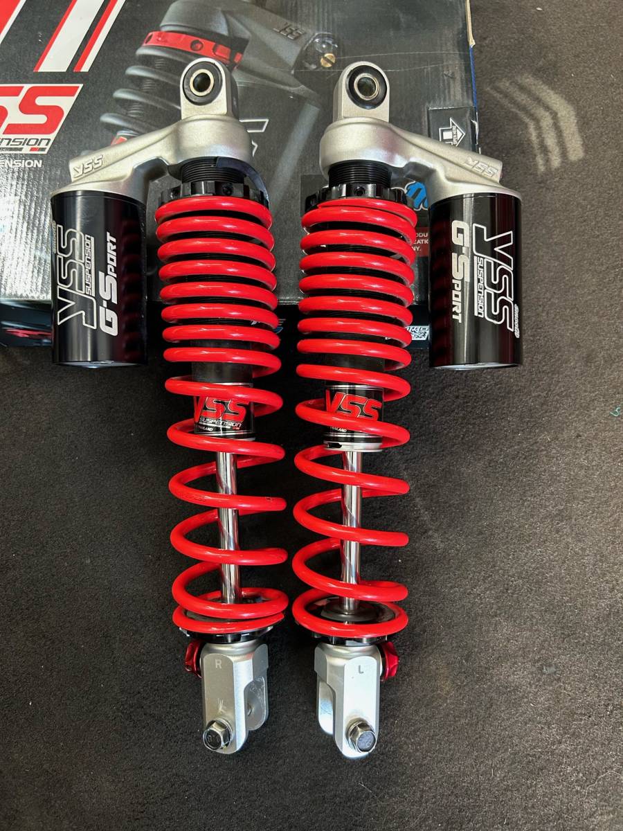 【美品】YSS　リアサスペンション　車高調整 伸減衰　XMAX250　X-MAX250 TG302-350TRL-06-J　未使用スプリングあり_2