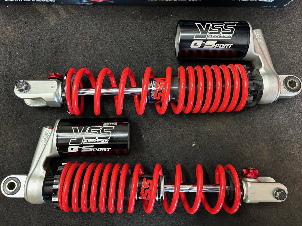 【美品】YSS　リアサスペンション　車高調整 伸減衰　XMAX250　X-MAX250 TG302-350TRL-06-J　未使用スプリングあり_7