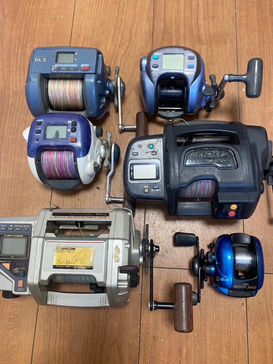 電動リール DAIWA SUPER TANCOM 800 super tanacom 500CP SHIMANO