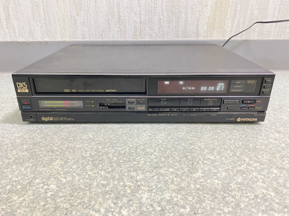 HITACHI VT-2900 HiFi VHS ジャンク(VHSビデオデッキ)｜売買された 