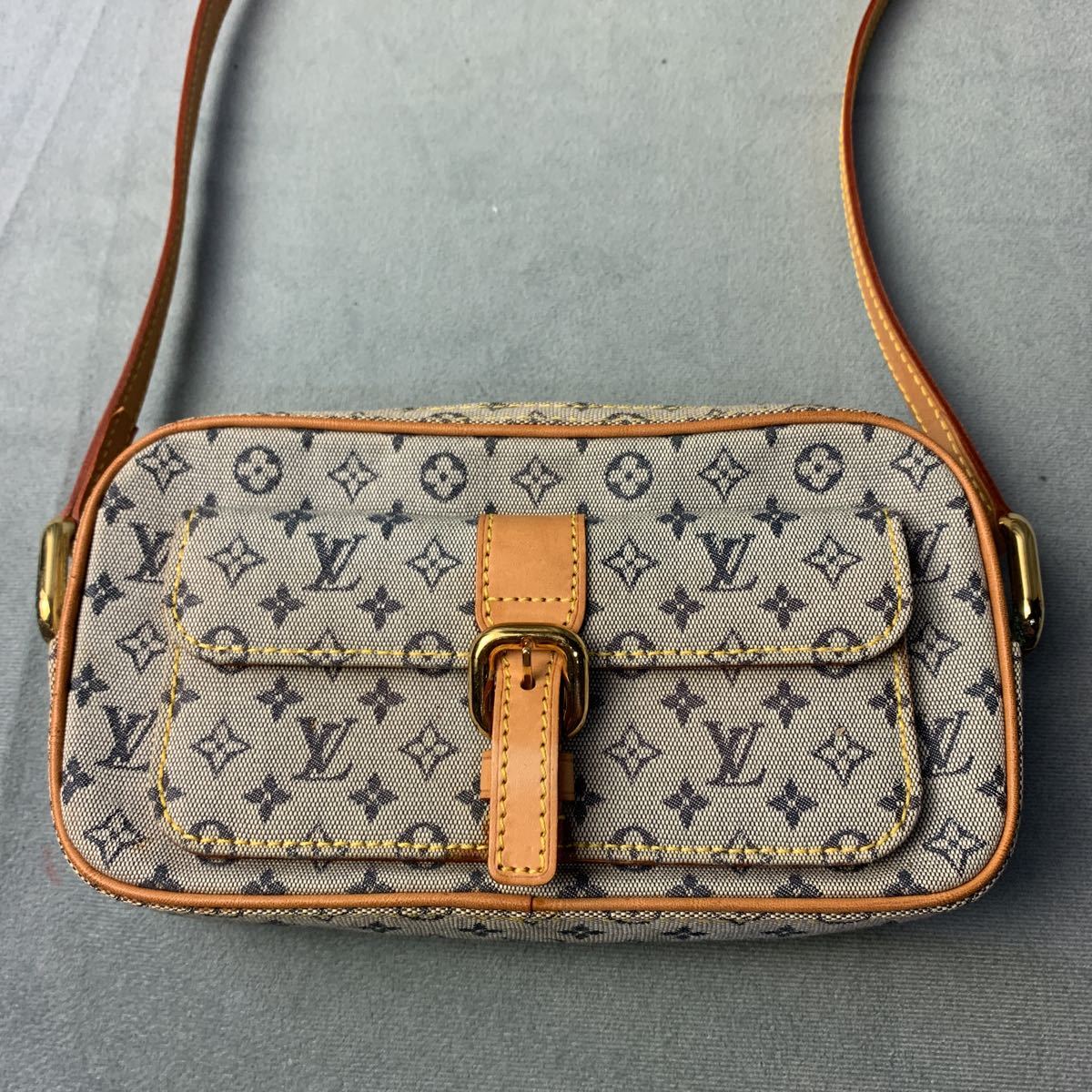 ☆＋1スタ！　LOUIS VUITTON M92004 ジュリエットMM モノグラム・ミニ　GRY キャンバス　GRY