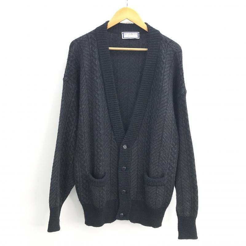 【中古】Yves Saint Laurent カーディガン ブラック イブ・サンローラン YSL[240010381879]