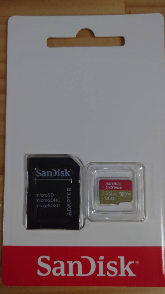 F.２枚セット　【 サンディスク 正規品 】 microSD 512GB UHS-I U3 V30 書込最大130MB/s SanDisk Extreme SDSQXAV-512G-GH3MA