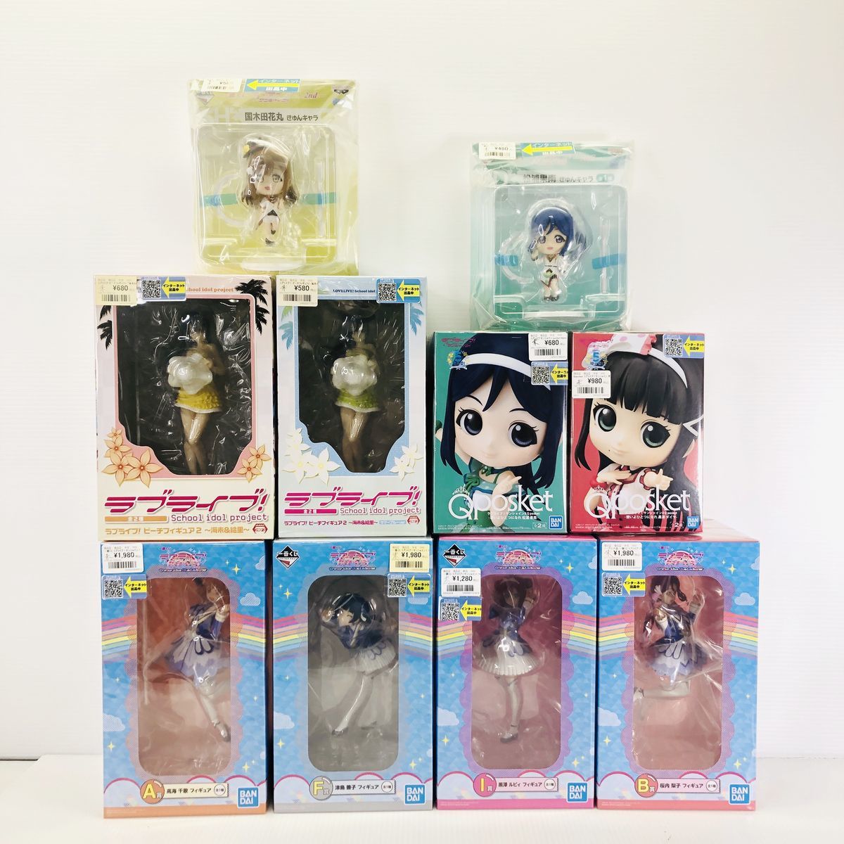 ○【同梱不可】【未開封】2 ラブライブ LOVE LIVE 一番くじ プライズ Qposket フィギュア 大量 まとめ 2400031138785