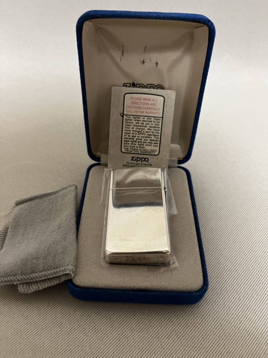 スターリングシルバー ジッポ ライター 純銀 ZIPPO スターリング