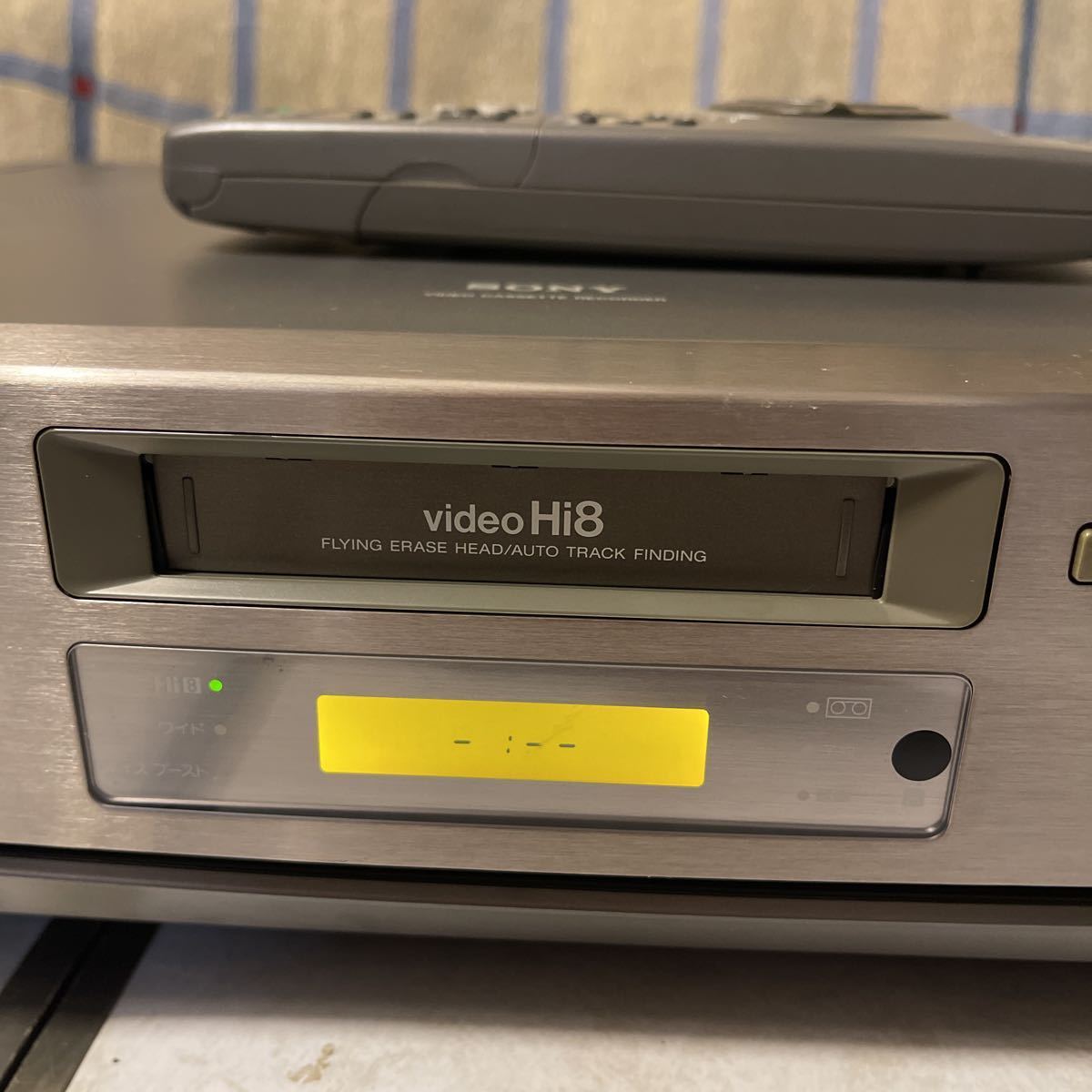 ジャンクSONY EV-NS9000 高画質Hi8ビデオデッキ SONY EV-NS9000 Hi8