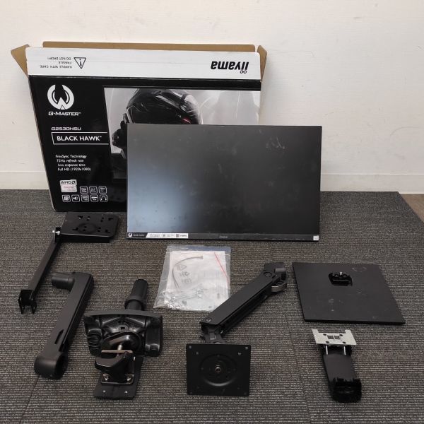 U635-K48-172 iiyama G-MASTER PL2530H ゲーミングモニターディスプレイ 黒 ブラック )