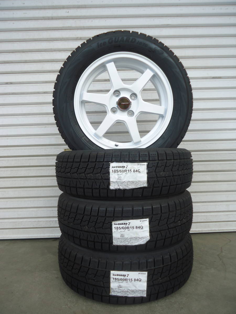 ヨコハマ アイスガードiG70☆185/60R15☆アクアヤリスヴィッツカローラ