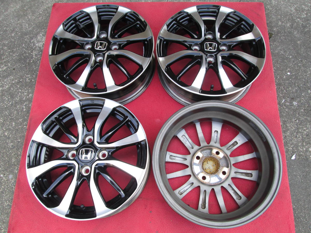 ☆美品 ホンダ 現行 N-BOXカスタム純正ホイール N-VAN N-ONE N-WGN  