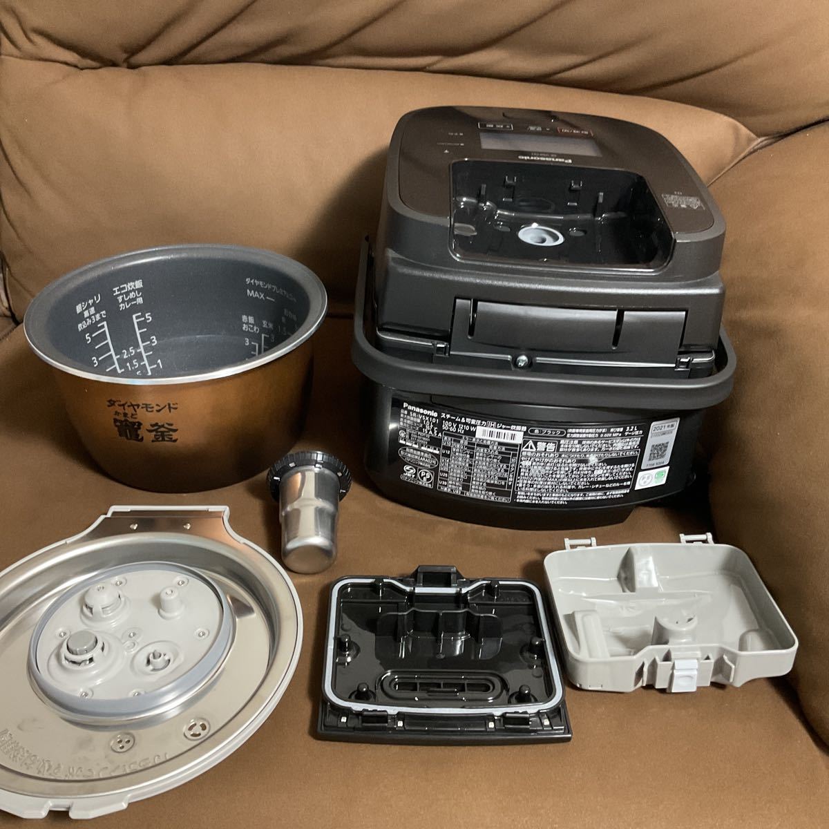 Panasonic パナソニック Wおどり炊き SR-MPW180 ホワイト SR-MPW181-W