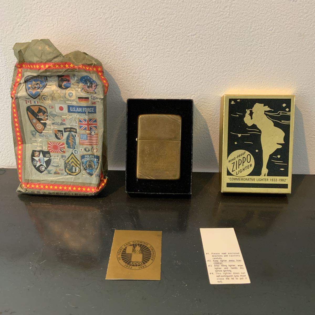 送料無料！箱付！ZIPPO 50周年 ヴィンテージ COMMEMORATIVE LIGHTER 