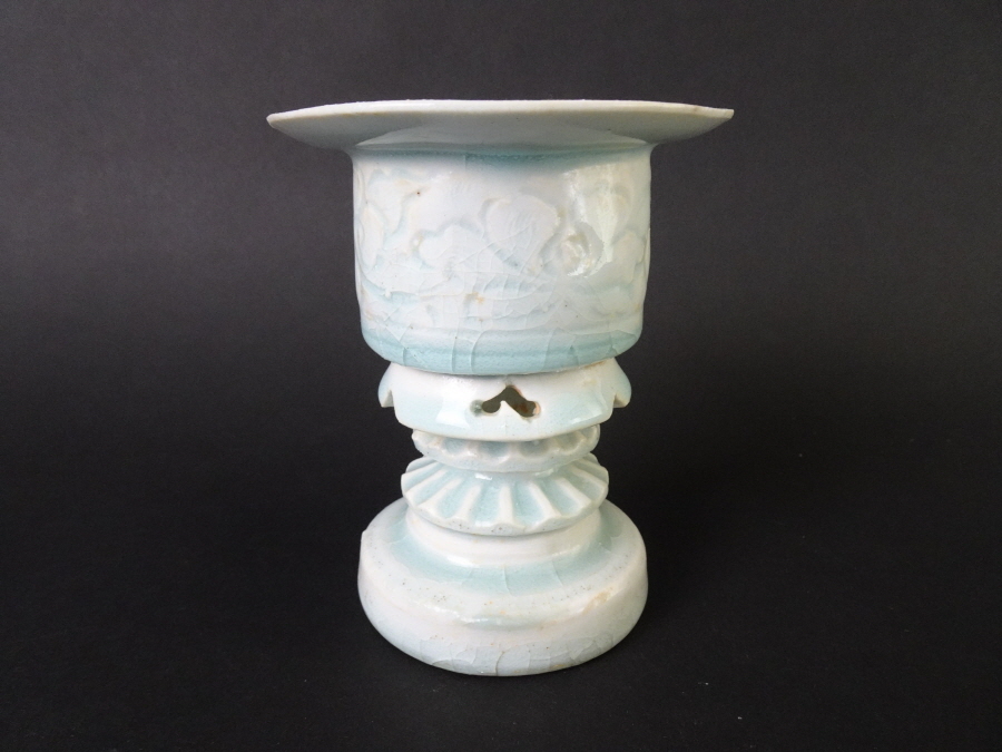 博物館展示品 来歴有 589 南宋時代 油滴天目茶碗 径約12.5cm (検)天目
