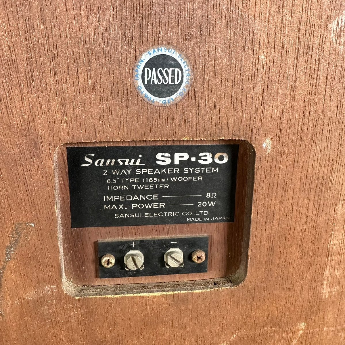ジャンク 動作未確認 Sansui サンスイ SP-30 スピーカー SP-30 SANSUI