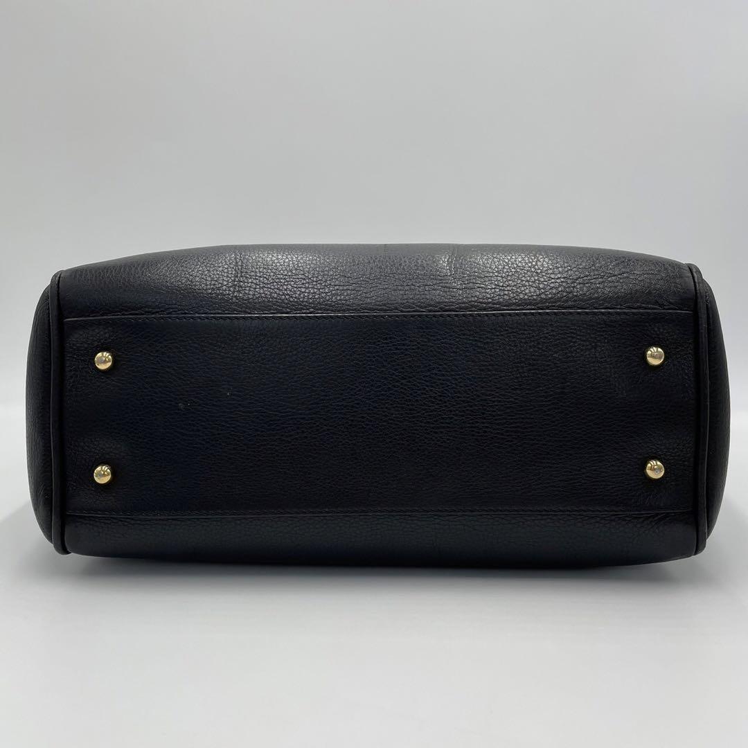 極上品○ LOEWE ロエベ ヘリテージ トートバッグ ブラック レザー