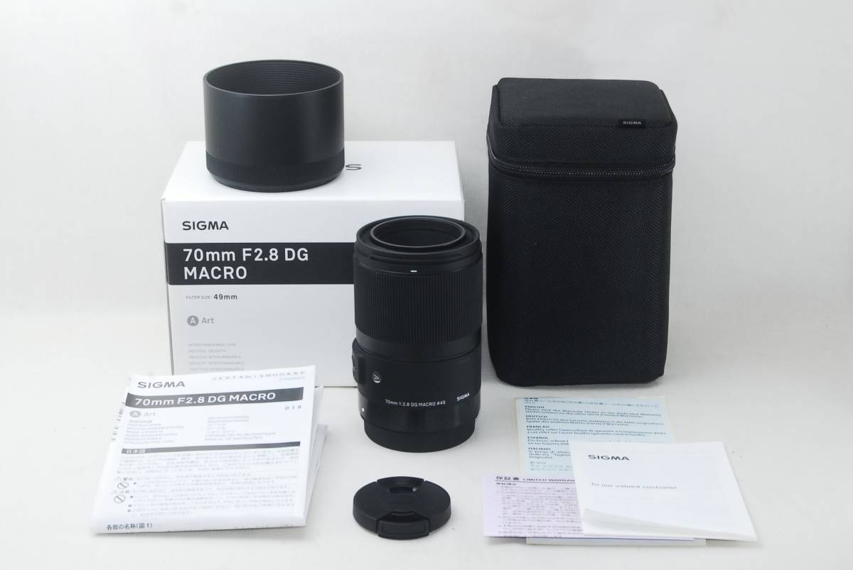 ☆極美品☆SIGMA シグマ Art 70mm F2.8 DG MACRO CANON キャノン 元