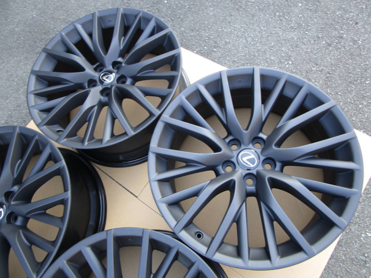 【美品 レクサス RX Fスポーツ 純正 20インチ ソリッドブラック 4本】 美品 レクサス RX Fスポーツ 純正 20インチ ブラック 4本】 美品 20