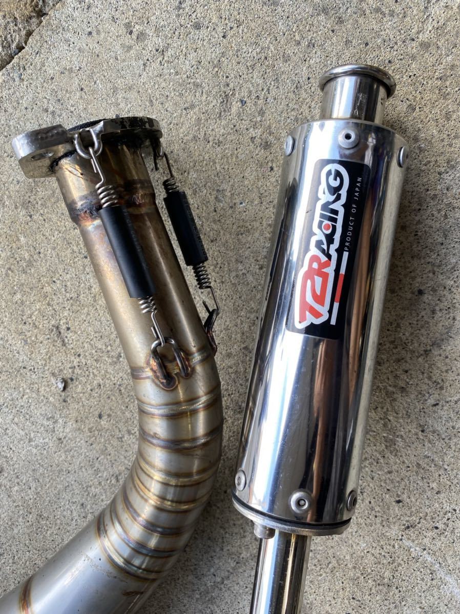 NSR250R MC21 28 T2レーシングチャンバー NSR250R MC21・28 左右出しチャンバー ワークスチャンバー Racing 純正チャンバー用サイレンサー＆スリムステンレス
