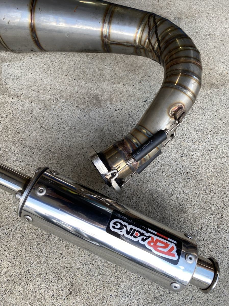 NSR250R MC21 28 T2レーシングチャンバー NSR250R MC21・28 左右出しチャンバー ワークスチャンバー Racing 純正チャンバー用サイレンサー＆スリムステンレス