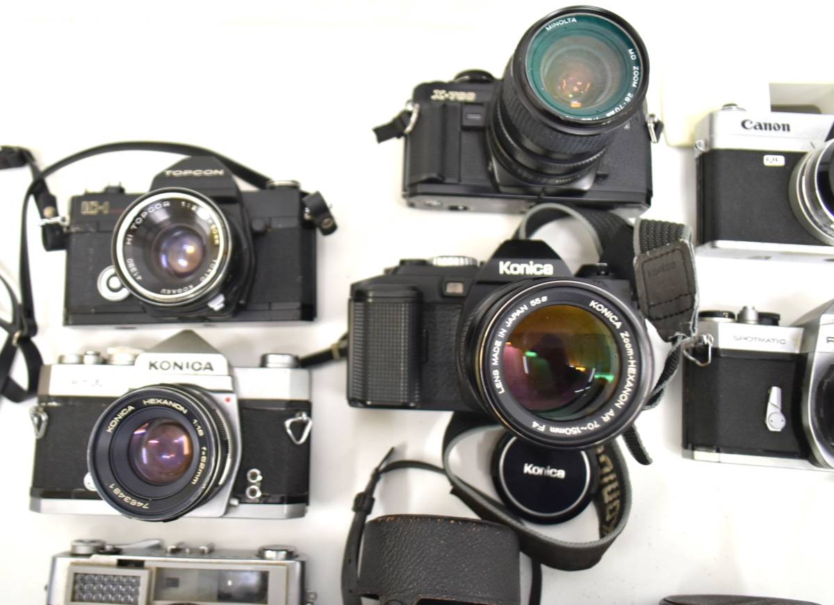 CA05 【ジャンク品 まとめ】 カメラ ボディ 本体 レンズ KONICA コニカ