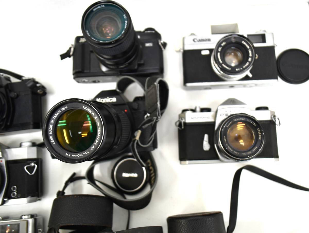 CA05 【ジャンク品 まとめ】 カメラ ボディ 本体 レンズ KONICA コニカ