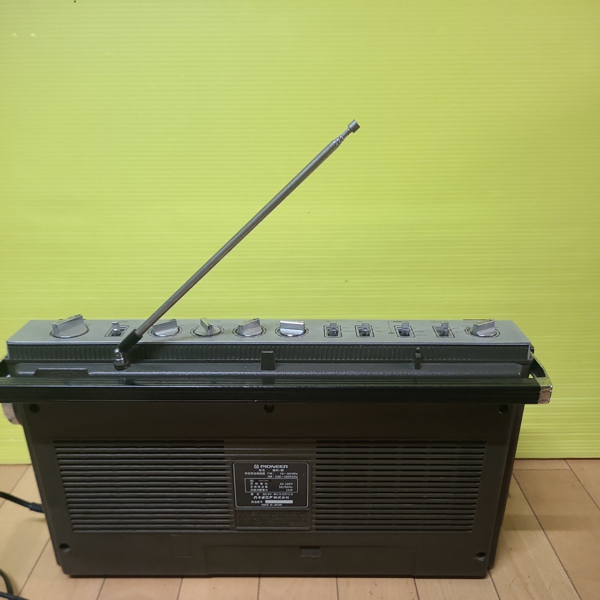 ジャンクpioneer パイオニア ラジカセ SK-5 Yahoo!オークション