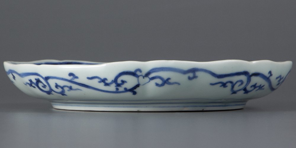 白蛸唐草 古伊万里 三重箱 鳳凰