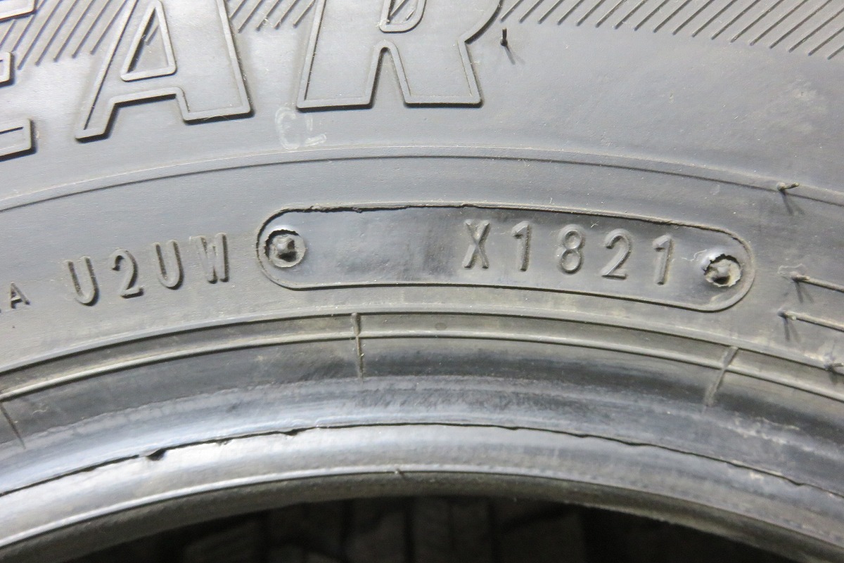 GOODYEAR／ICENAVI7 165/70R14 4本セット／ 2021年製 8.5～9分山 中古