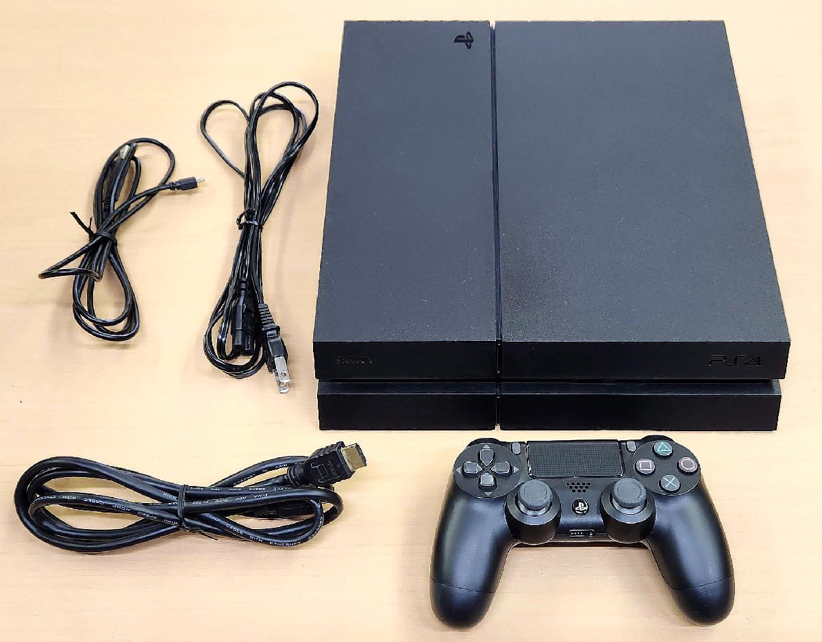 難あり・動作品 SONY PS4 500GB CUH-1200A ジェットブラック ソニー
