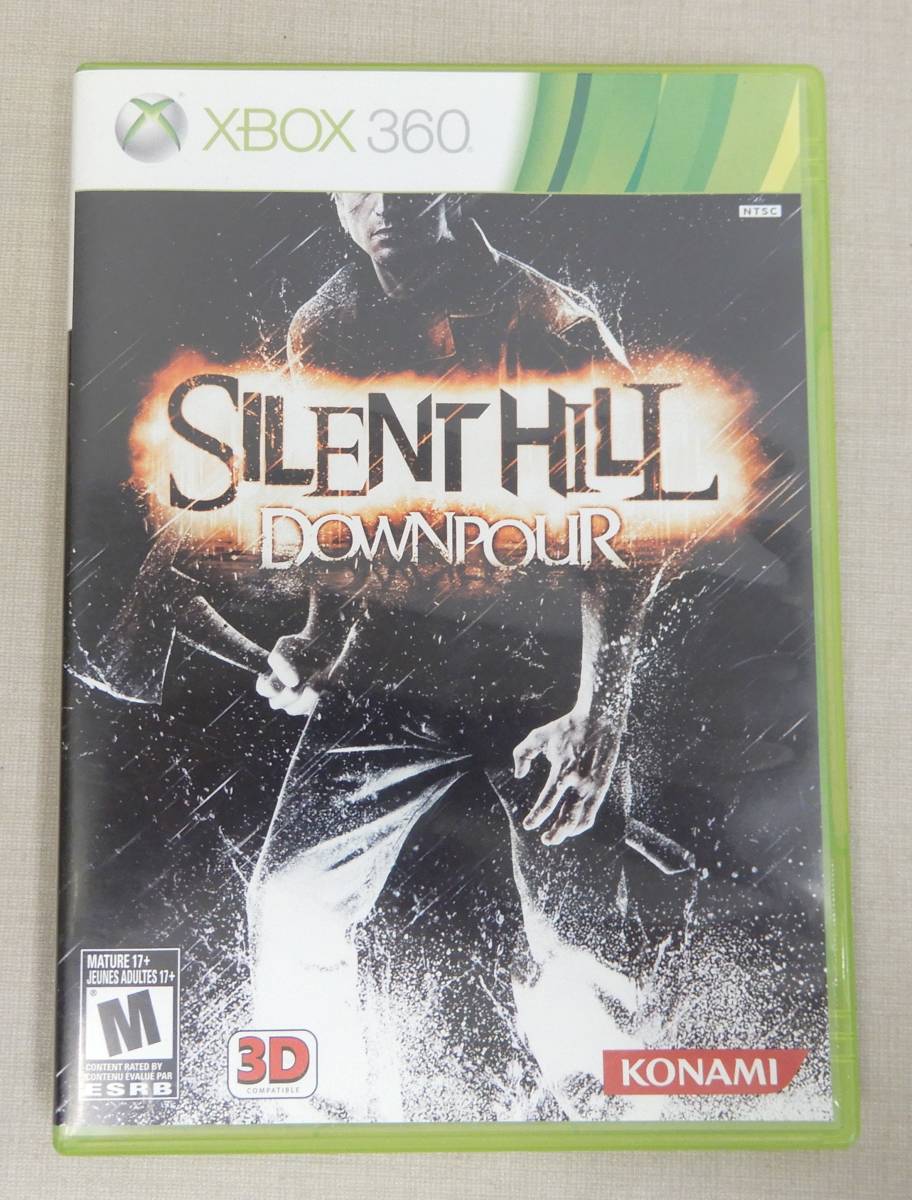 M393/XBOX360 サイレントヒル DOWNPOUR 輸入版/ダウンプア ゲームソフト 海外ゲーム ホラー コナミ ドルビーデジタル フレンド 実績